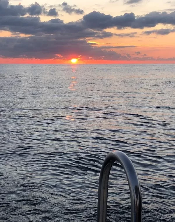 sunset from private boat tour in comino malta