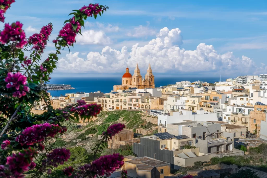 coastal view of Melieha Malta