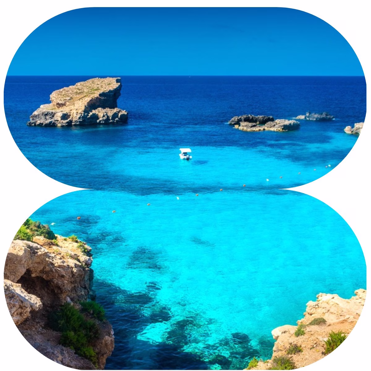 shared tour blue lagoon malta comino