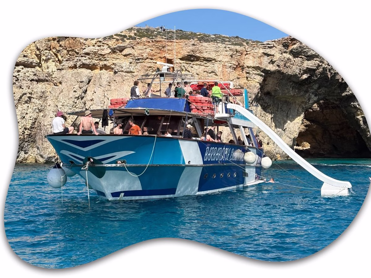 shared tour blue lagoon malta comino